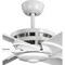Progress Lighting Huff Collection Indoor/Outdoor 96" Six-Blade Satin White Ceiling Fan P250030-028 - alternate 5